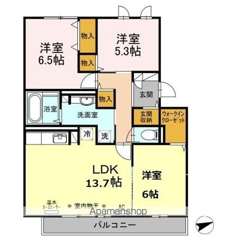 セジュール NANAの間取り写真