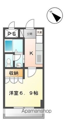 Ｙ’ｓ　ディオーレ[1K/24.79m2]の間取図