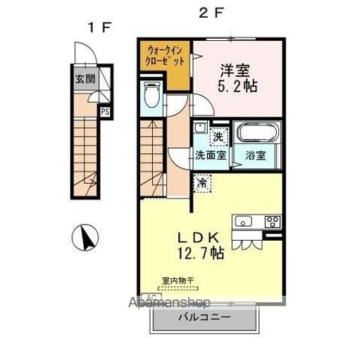 レトワールの間取り写真