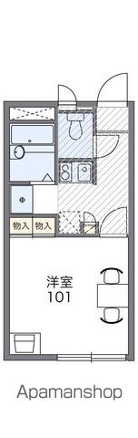 レオパレス徳島の間取り写真