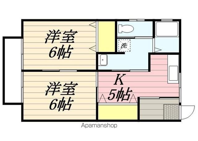 コーポ住まいるの間取り