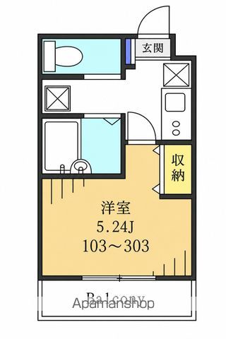 グレイス雷電の間取り写真