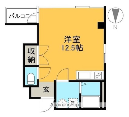 下島ハイツ[1R/29.92m2]の間取図