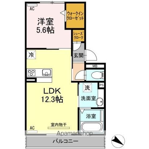 クレアンジュ Aの間取り写真