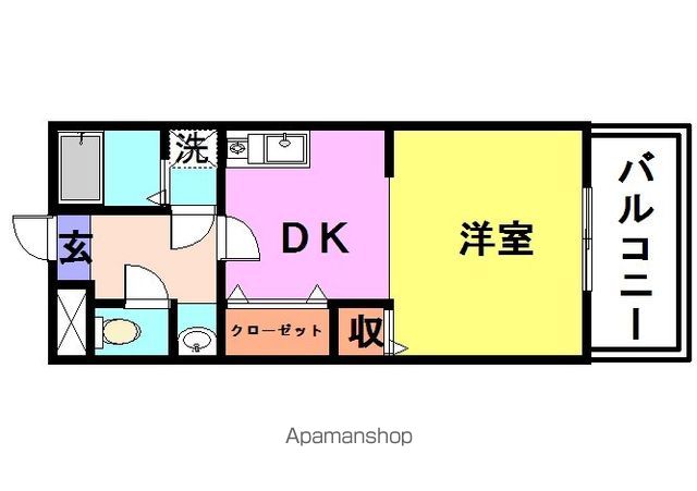 東園田イーストハイツの間取り写真