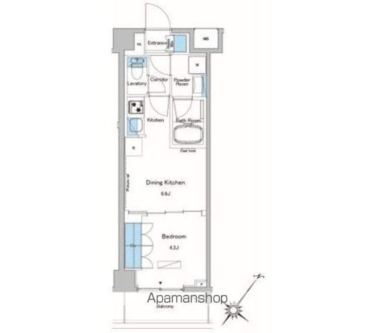 【杉並区和田のマンションの間取り】