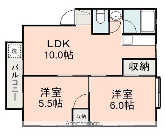 シャイン東原Aの間取り写真