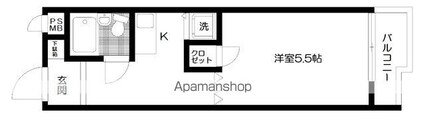 日神パレス豊玉[1K/19.25m2]の間取図