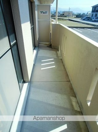 ヴィラコスモⅡ[3DK/56.85m2]のバルコニー