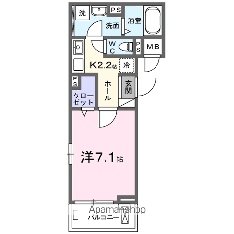 ソラレ　エムズの間取り