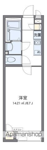 クレイノボヌール　テルマエの間取り