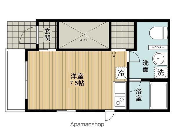 キャビン木町の間取り写真