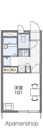 レオパレスフローラの間取り写真
