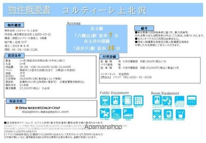 コルティーレ上北沢[2K/25.29m2]のその他内装1