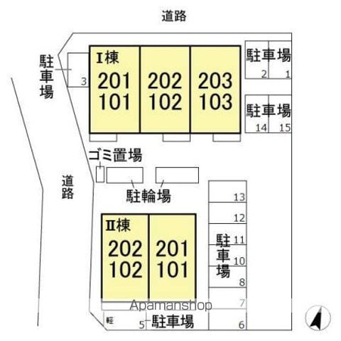 アピオン　Ⅰ 103 ｜ 千葉県流山市おおたかの森北３丁目35-1（賃貸アパート1LDK・1階・52.37㎡） その27