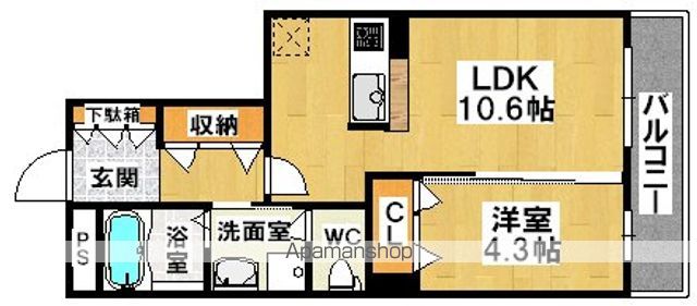 グランドシャーメゾン北花田N棟S棟の間取り写真