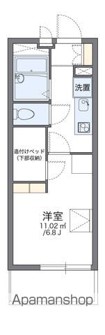 レオパレスフレア九品寺の間取り写真
