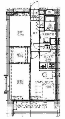 アーベイン永楽の間取り写真