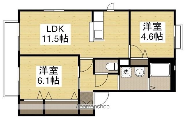 アンシャンテ 新田 A棟の間取り写真
