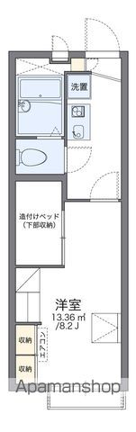 レオパレスブラン大分の間取り写真