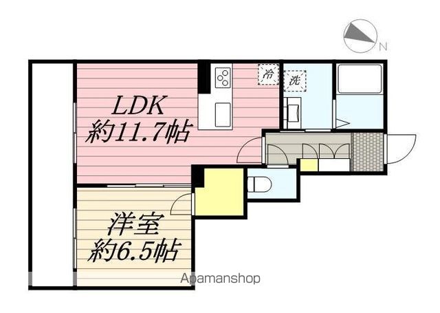 松戸市東松戸のマンションの間取り