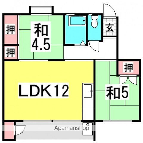 鈴が台I棟の間取り写真