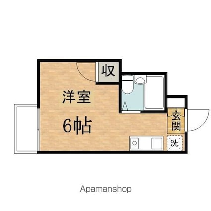 アーバンレジデンス[1R/16m2]の間取図