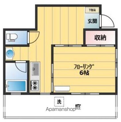プルミエ荻窪[1K/28.5m2]の間取図