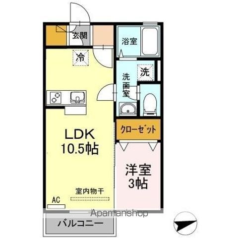 ベルタ松縄の間取り写真