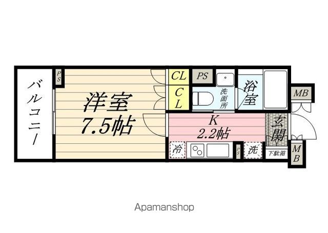 コンフォリア秋葉原ＥＡＳＴの間取り