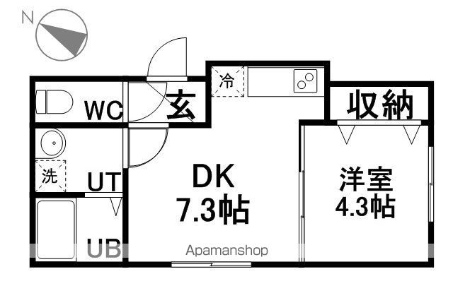 LIGHT POINT月寒の間取り写真