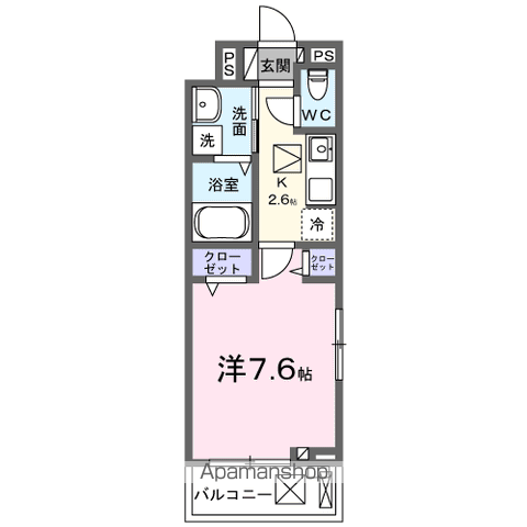 シエロアス―ル　姪浜の間取り