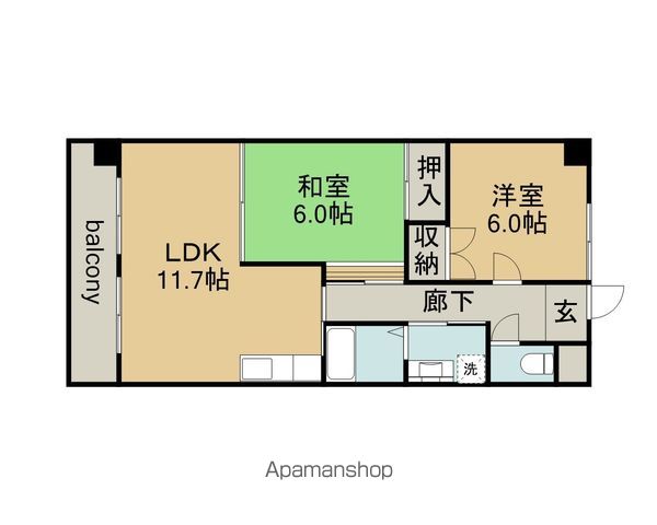 アネックス西町の間取り写真