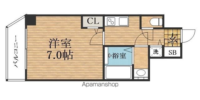 ララプレイス大阪城WESTENの間取り写真