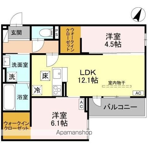 DーROOM大房PJ A棟の間取り写真