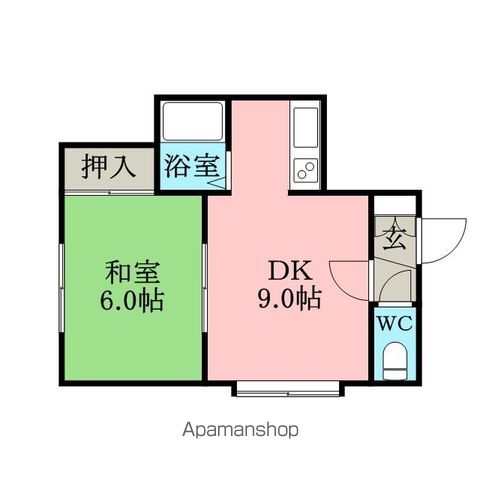 セピア菊水C棟の間取り写真