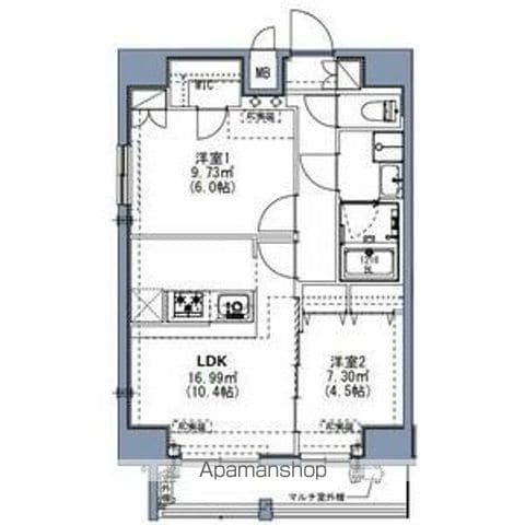 【ＳーＲＥＳＩＤＥＮＣＥ尾久ＡＺＵＲＥの間取り】