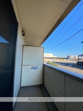 フォブール栗林南Ｂ[1LDK/41.54m2]のバルコニー