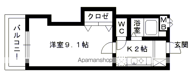 【篠田ビルの間取り】