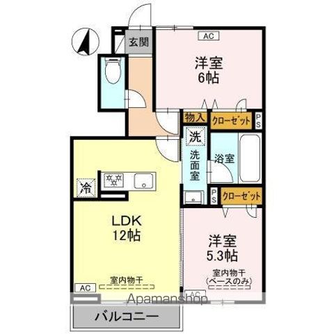 ウェルモート曙町の間取り写真