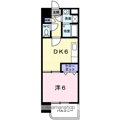 パームヒルズマンションの間取り写真
