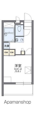 レオパレスクララ九条の間取り写真