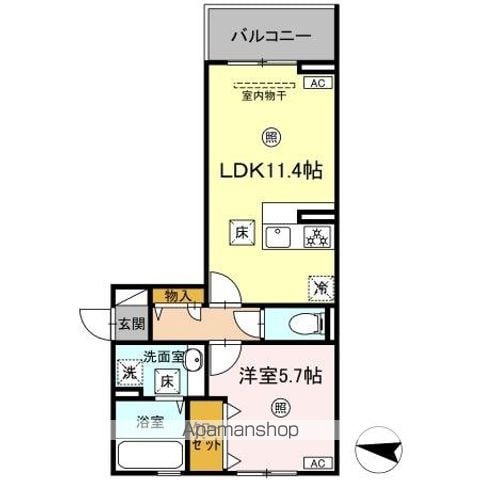 シャルマン12の間取り写真