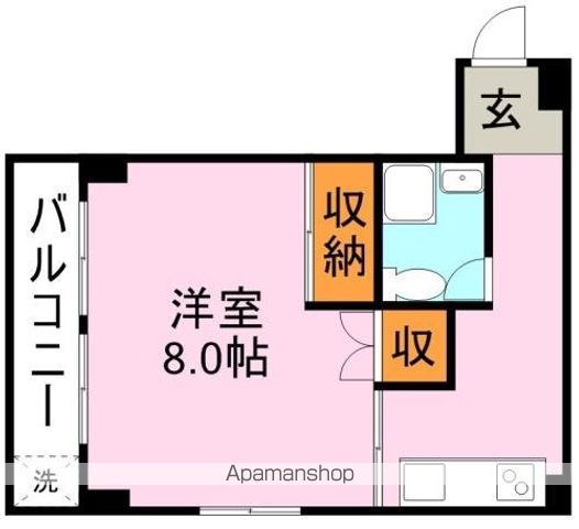 サンシュライン照国の間取り写真