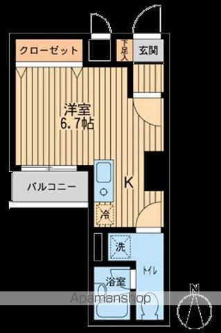ドゥーエ西大島の間取り写真