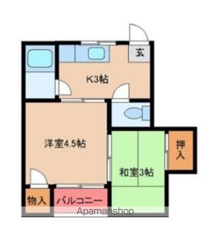 サンハイム香住ヶ丘の間取り