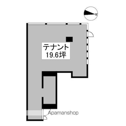 松岡ビル[事務所/64.54m2]の間取図
