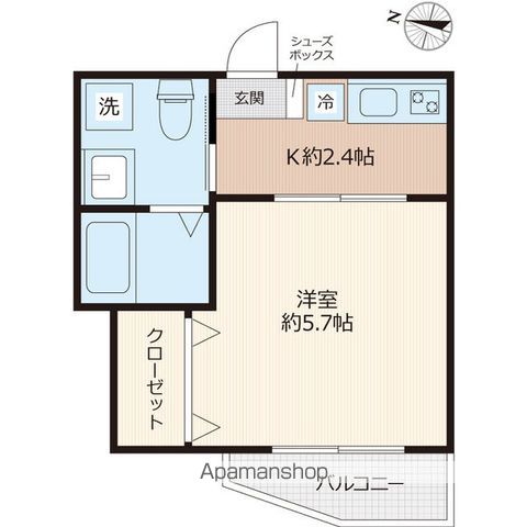 EVERA大倉山の間取り写真