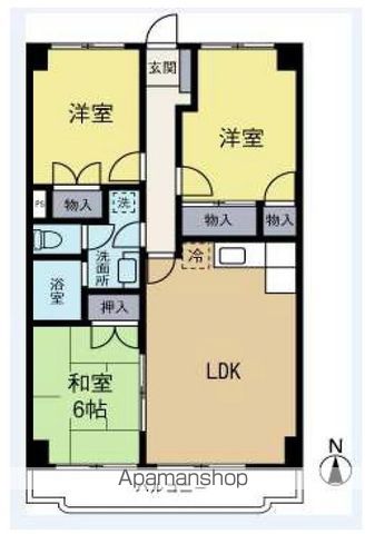 ランドフォレスト天王台Ⅰの間取り