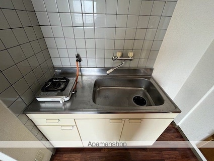 岡山県岡山市北区鹿田町１丁目[1R/21.46m2]のキッチン
